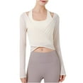 thumbnail image 1 of Timegard Sports Bra for Women Full Coverage High Support Breathable Yoga Bras with Mesh Cover up Top, 1 of 3
