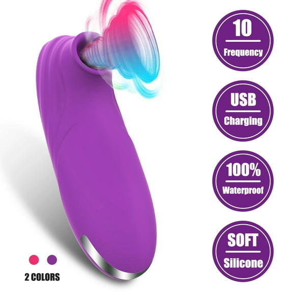 XBONP Sucking Vibrator Sucking Toy with 10 Sucking Mode for Women Sex Toys for Adult Purple