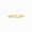 Yellow Gold, variant on S925 Sterling Silver Double Stone Wave Ring Women's Simple Fashion