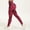 Red, variant on Soft Leggings for Women Sports Color Lifting Fitness High Waist Running Yoga Pants for Workout Athletic