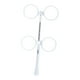 thumbnail image 4 of Plástico de optometría blanca para prueba de confirmación de lente Durable ± 400, 4 of 9