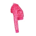 thumbnail image 3 of Abrigo corto para mujer Sunloudy, tops de manga larga con estampado de corazones con cremallera y bolsillos para primavera otoño, rojo, S/M/L Sunloudy  S M L, 3 of 9
