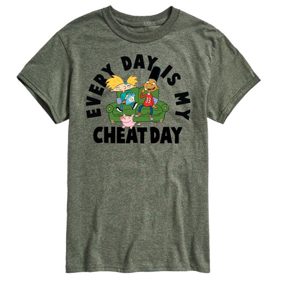 Hey Arnold! - Cheat Day - Men's Short Sleeve Graphic T-Shirt