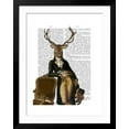 thumbnail image 2 of Art.com Deer and Chair Full Art Print by Fab Funky, Black Frame Wall Art, 32" x 40", 2 of 5