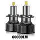thumbnail image 1 of bombillas LED H7 de 30000 lm, 360 H1, HB3, HB4, 9012 HIR2, H11, H8, 9006, 9005, para faros delanteros de coche, antiniebla, 3000 K, 6000 K, 12 V, chips 3D., 1 of 5