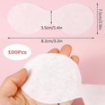 thumbnail image 2 of 100Pcs Disposable Non Woven Eye Care, Clear Eye Mask Paper Lightweight Eye Covers for Faci, 2 of 5
