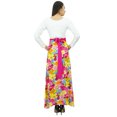 thumbnail image 2 of Bimba Women's Long Sleeve Floral Long Maxi Dress Jilbab Summer Clothing, 2 of 5