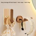 thumbnail image 3 of Storage Hook Rack - Beech White & Walnut Black, No Drilling Required, Strong Adhesive for Durable Mounting, 3 of 9