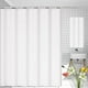 thumbnail image 2 of Cortina de Ducha Impermeable, material Pvea con 12 Ganchos de 72x72 Pulgadas, Blanco, 2 of 6