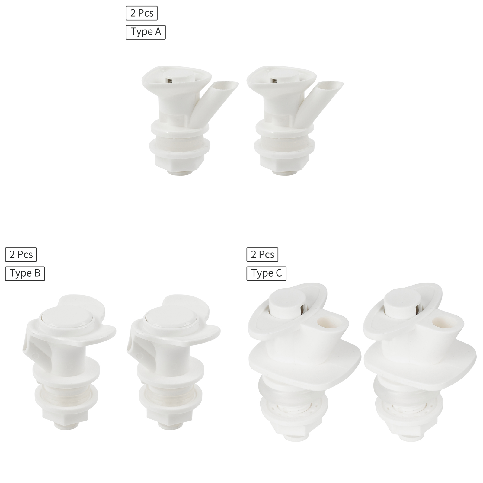 Push-Button Water Cooler Spigot Food Grade Plastic Replacement Valve ...