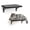 Gray Shelf-Double Shelf (2 Pieces), variant on 2pcs Cat Wall Shelves With Mat 16.6x9.7 Inch Solid Pine Wood Mounted Kitten Floating Shelf Window Perch Hammock Cats Furniture For Sleeping Playing Climbing