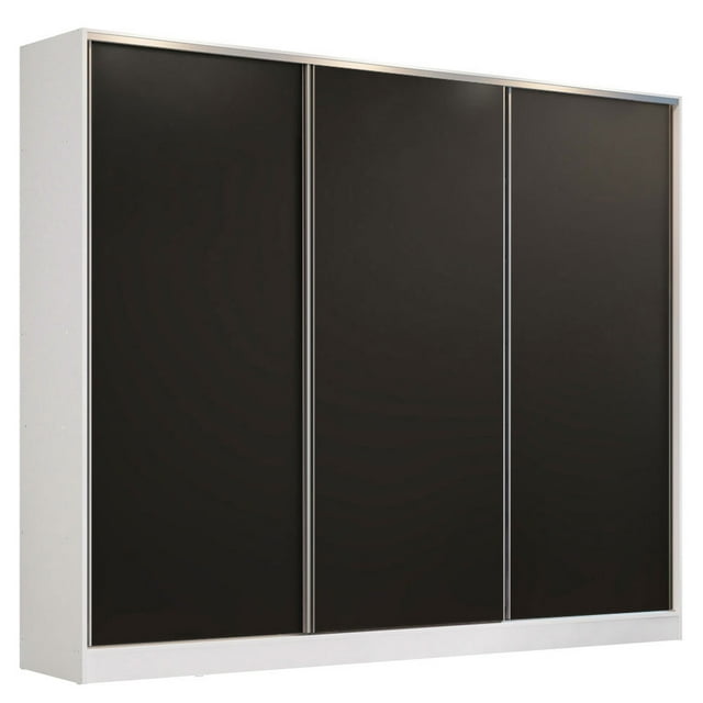 Ropero Closet Madesa 3 Puertas B/N 100% MDF