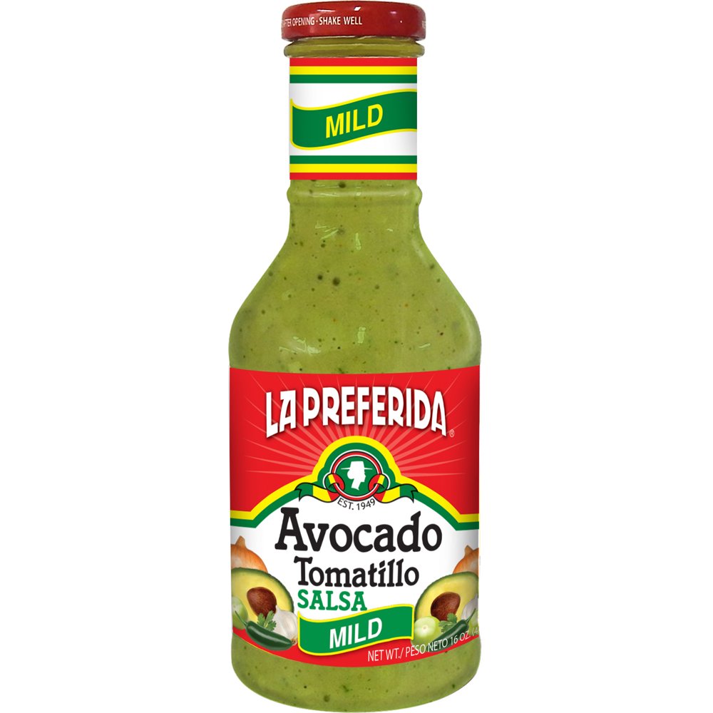 La Preferida Salsa, Avocado Tomatillo, Mild 16 oz