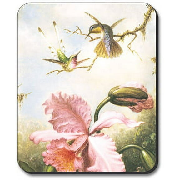 Art Plates brand Mouse Pad - Steam Locomotives (blue)