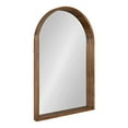 thumbnail image 2 of Kate and Laurel Hutton Rustic Modern Farmhouse Arch MIrror, 24" x 36", Natural Wood Finish, 2 of 4