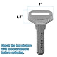 thumbnail image 5 of Unique Bargains Ignition Switch Key Fob Cover Shell Case Fit for Polaris for rzr XP1000 900 800 570 Orange, 5 of 6