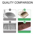 thumbnail image 5 of Foldable And Dustpan Set And Dustpan Set With Long Handle Light Weight Stainless Poles Stand Dustpans With Combo For Home Kitchen Pet Dog Hair Brown & Beige Color, 5 of 6