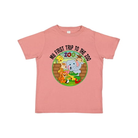 

Inktastic First Trip to the Zoo Gift Toddler Boy or Toddler Girl T-Shirt