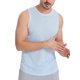 thumbnail image 1 of Txlixc - Chaleco de seda helada para hombre, sin mangas, ajustado, para deportes, fitness, tops de fondo Txlixc  Moda, 1 of 7