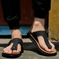 thumbnail image 3 of Leozcaa Men's Flip-Flops Thongs Sandals Comfort Slippers for Beach with Arch Support Comfortabl Slipper, 3 of 9