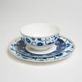 thumbnail image 5 of Ozarke Gem Blue White Plate Set, Fine Bone China (Set of 12), 5 of 5