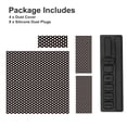 thumbnail image 2 of Dust Cover Set Fit for Xbox Series X Console, TSV Vent Dust Filter, Top Case Dust Proof Filter Cover for Xbox Series X Accessories, PVC Dust Mesh Filter Covers, Silicone Dust Plugs, 2 of 6