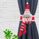 thumbnail image 5 of Alzapaños creativos para cortinas navideñas con hebillas y clips para cortinas de ventana. Tal como se describe, 5 of 9