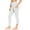 White, variant on Busydd Girls Fleece Lined Leggings with Pockets 4-13 Years Solid Color Warm Girls Leggings Casual Stretchy High Waisted Girls Pants 12 Years