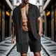 thumbnail image 3 of MKLEKYY Pantalones Cortos Deportivos para Hombre y Mujer, Moda de Otoño E Invierno, Informales, con Letras Estampadas, 3 of 4