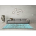 thumbnail image 3 of Ahgly Company Indoor Rectangle Persian Light Blue Bohemian Area Rugs, 2' x 3', 3 of 4