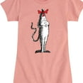 thumbnail image 3 of Dr. Seuss - Cat In The Hat Costume - Girls Toddler And Youth Fitted Short Sleeve Tee, 3 of 6