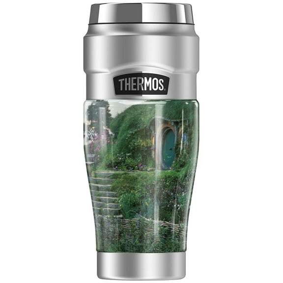 The Lord of The Rings The Shire THERMOS STAINLESS KING Stainless Steel Travel Tumbler, Vacuum insulated & Double Wall, 16oz