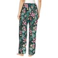 thumbnail image 3 of Daiia Rose Flowers Women's Sleep Pant with Pockets and Drawstring,Pajama Pants-Small, 3 of 9