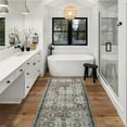 thumbnail image 6 of CAMILSON Machine Washable Rug Distressed Vintage Area Rugs Stain and Water Resistant Traditional Bohemian Indoor Carpet (2x7 2007-Olive), 6 of 8