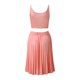 thumbnail image 3 of Gibobby Vestido de verano casual para mujer Mujeres Sólido Sin mangas Casual Sexy Falda plisada Chaleco Conjunto de falda Conjunto de dos piezas(Rosa,XL), 3 of 5