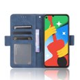 thumbnail image 3 of Case for Google Pixel 4A Cover Adjustable Detachable Card Holder Magnetic closure Leather Wallet Case - Blue, 3 of 5