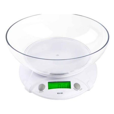 

GeweYeeli WH-B09L 7KG * 1G Electronic Kitchen Scales Portable LCD Digital Food Diet Scale Balance Weight Tool With Bowl