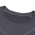 thumbnail image 4 of Men's Plus Size Compression Shirts Short Sleeve Workout T Shirt Cool Dry Athletic Undershirts Gym Yoga Base Layers Running Tops Size 3XL Dark Gray, 4 of 6