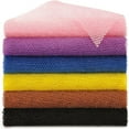 thumbnail image 1 of mtvxesu Serviette Éponge de Bain en Maille Exfoliante pour la Douche et le Bain, Exfoliant Réutilisable de Qualité Supérieure Longue Durée, Grand Filet de Lavage du Corps à Séchage Rapide et Absorbant, 1 Paquet, 1 of 7