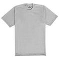 thumbnail image 2 of Pro Club Men's 6.5 oz Heavyweight Cotton Short Sleeve T-Shirt, Heather Gray, 2X-Tall, 2 of 2