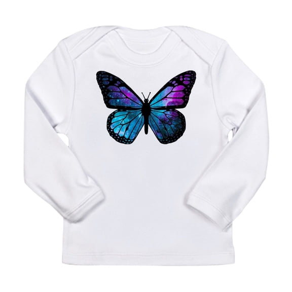 CafePress - Galactic Butterfly Long Sleeve T Shirt - Long Sleeve Infant T-Shirt