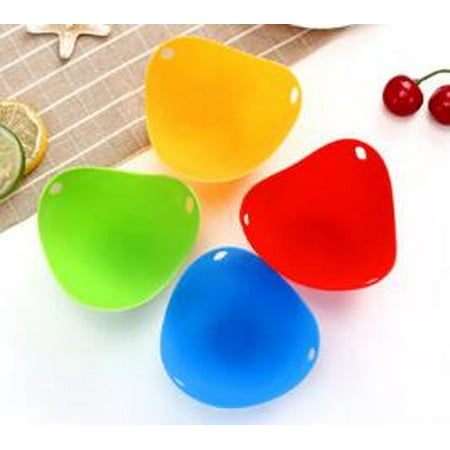 

4pc/1pc Egg Poacher Silicone Egg Cooker Kitchen Tools Pancake Cookware Bakeware Steam Egg Dish Tray Healthy Egg Pancakes