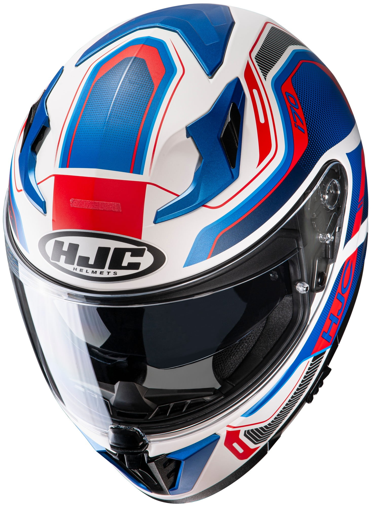 HJC i70 Lonex Motorcycle Helmet Blue/Red XL