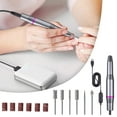ZAROYEAX Nail Drill Electric Nail Drill Rechargeable Portable Nail File