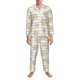 thumbnail image 3 of Balery Gold Snowflake Pijama para Hombre de Dos Piezas con Manga Larga, Conjunto de Dormir y Descanso Suave con Bolsillos-XX-Large, 3 of 7