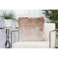 thumbnail image 3 of Plush Beige Silver Accent Throw Pillow, 3 of 3