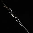 thumbnail image 6 of 100Pcs Durable Stainless Steel Fast Lock Fishing Hanging Snap Swivels With Side Line Clip Connector Fishhooks And Crap 4#, 6 of 8