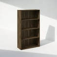 thumbnail image 2 of Furinno Simple Open Shelf, Bookcases, 4-Tier, Columbia Walnut, 2 of 6