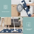 thumbnail image 6 of Dark Blue Christmas Animal Pattern Kitchen Rugs Sets Of 3,Kitchen Runner Rugs Non Skid Washable,Decorative Kitchen Floor Mats for Kitchen,Sink,Laundry,17"x30"+ 17"x47" + 17"x59", 6 of 6