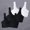 A2 Gray, variant on iHPH7 Sports Bras for Women Seamless Wirefree V Neck Yoga Bralette Comfortable Daily Lounge Bra Beige L